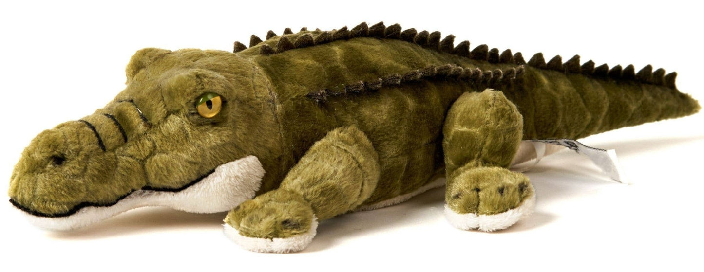 Uni Toys - Alligator - 33 cm (length) Soft Plush Toy - Guzzgoggs