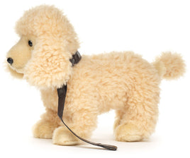 Uni Toys - Apricot Poodle with Leash - Guzzgoggs