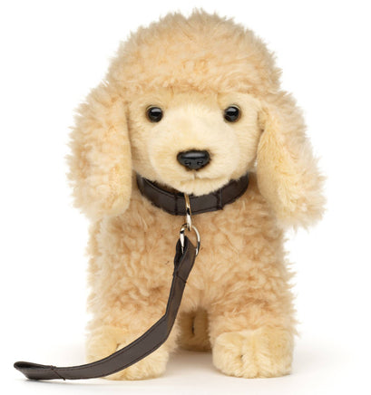 Uni Toys - Apricot Poodle with Leash - Guzzgoggs