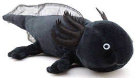 Uni Toys - Axolotl (black) - 32 cm - Soft Plush Toy - Guzzgoggs