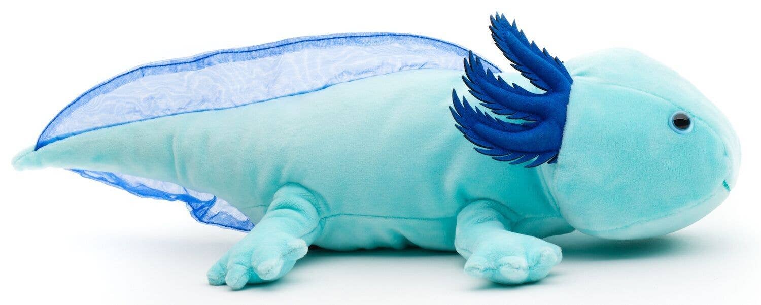 Uni Toys - Axolotl - Glows In The Dark - 32 cm Plush - Guzzgoggs