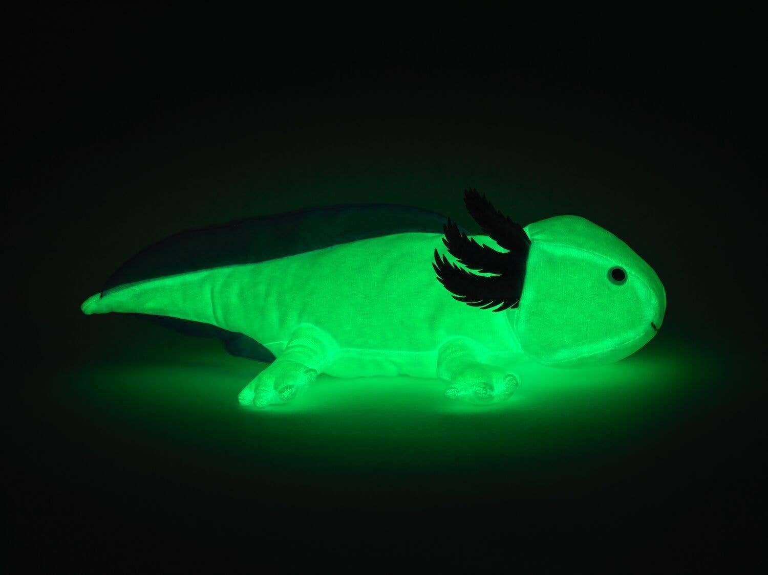 Uni Toys - Axolotl - Glows In The Dark - 32 cm Plush - Guzzgoggs