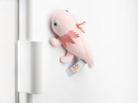 Uni Toys - Axolotl with Magnet - 15cm Plush - Guzzgoggs