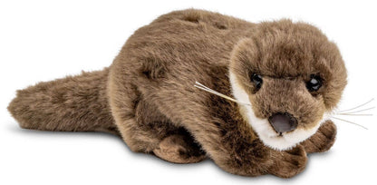 Uni Toys - Baby otter, standing - 26 cm (length) - cuddly/plush toy - Guzzgoggs