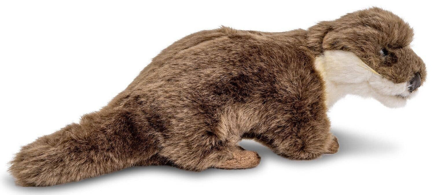 Uni Toys - Baby otter, standing - 26 cm (length) - cuddly/plush toy - Guzzgoggs