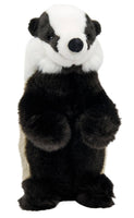 Uni Toys - Badger, Sitting - 28 cm (height) - cuddly/plush toy - Guzzgoggs