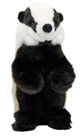 Uni Toys - Badger, Sitting - 28 cm (height) - cuddly/plush toy - Guzzgoggs