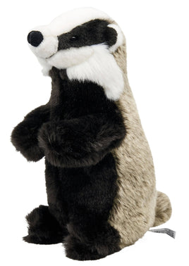 Uni Toys - Badger, Sitting - 28 cm (height) - cuddly/plush toy - Guzzgoggs