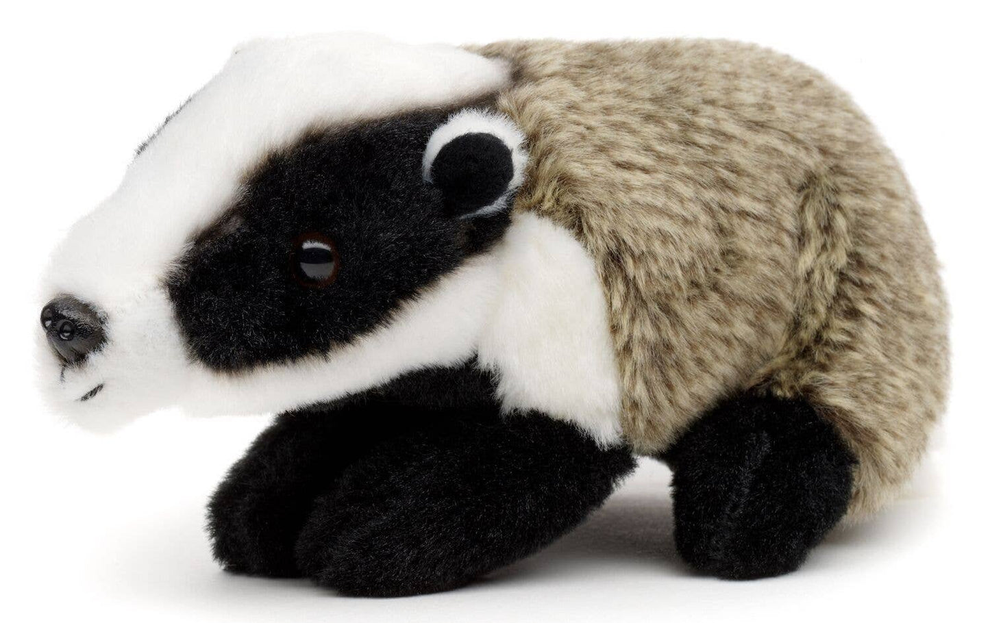 Uni Toys - Badger, standing - 17 cm (length) - cuddly/plush toy - Guzzgoggs