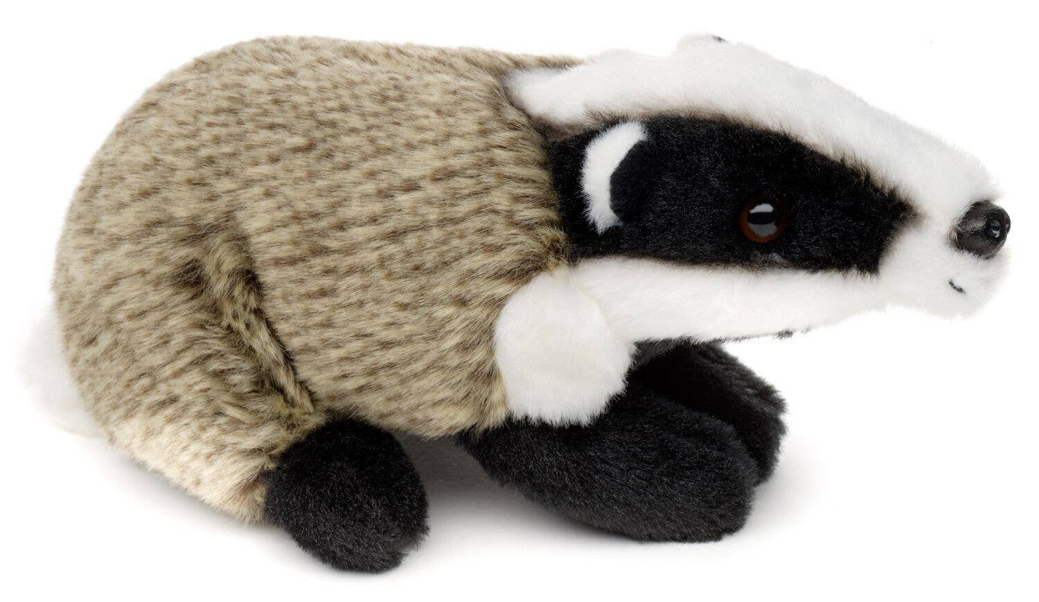 Uni Toys - Badger, standing - 17 cm (length) - cuddly/plush toy - Guzzgoggs