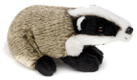 Uni Toys - Badger, standing - 17 cm (length) - cuddly/plush toy - Guzzgoggs