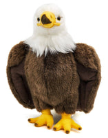 Uni Toys - Bald eagle - 24 cm (height) - cuddly/plush toy - Guzzgoggs