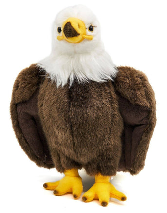 Uni Toys - Bald eagle - 24 cm (height) - cuddly/plush toy - Guzzgoggs