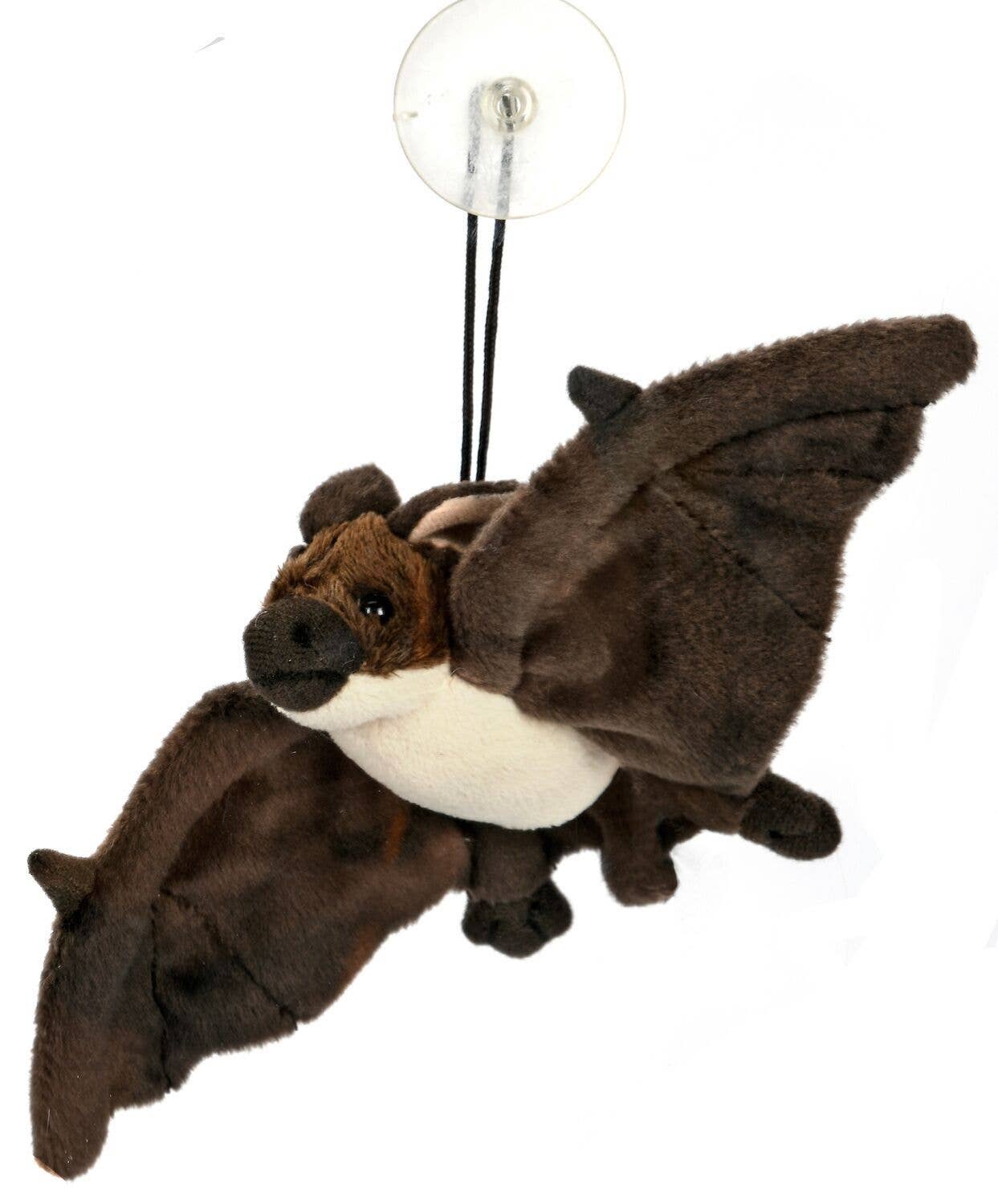 Uni Toys - Bat (Brown - White) - with Suction Cup Plush - Guzzgoggs