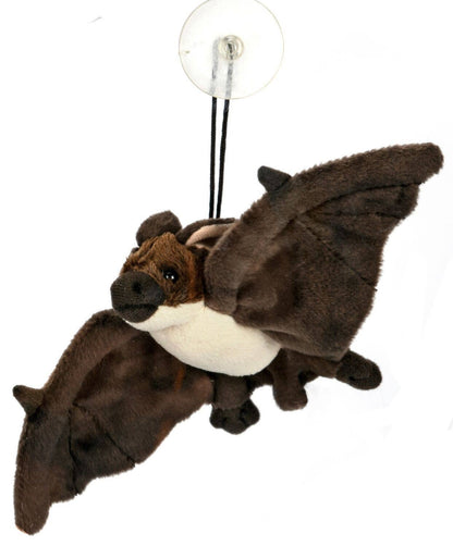 Uni Toys - Bat (Brown - White) - with Suction Cup Plush - Guzzgoggs