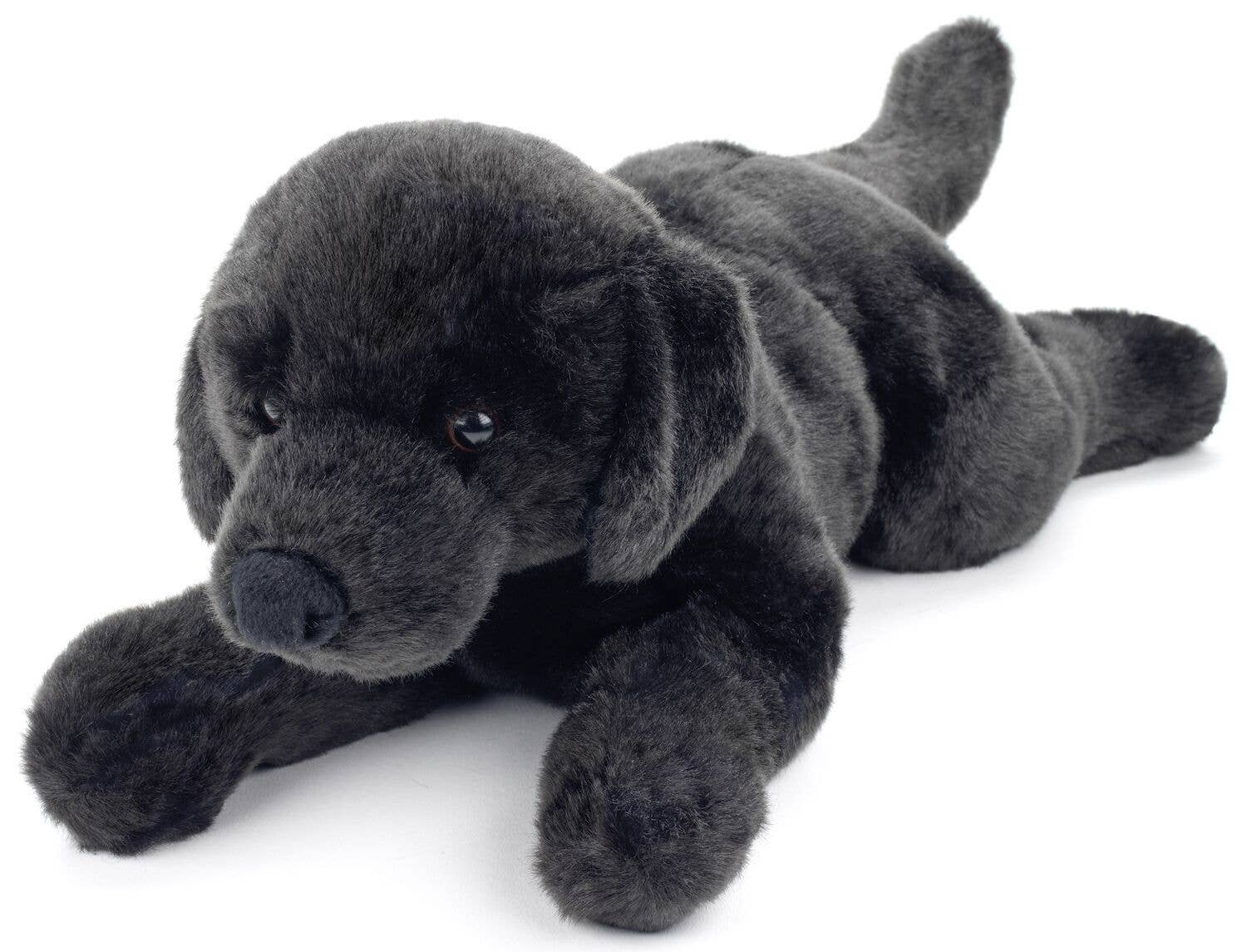 Uni Toys - Black Labrador Soft Plush Toy - Guzzgoggs