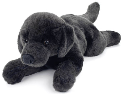 Uni Toys - Black Labrador Soft Plush Toy - Guzzgoggs