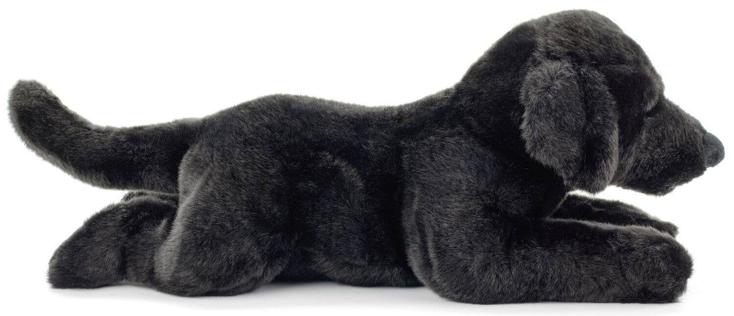 Uni Toys - Black Labrador Soft Plush Toy - Guzzgoggs