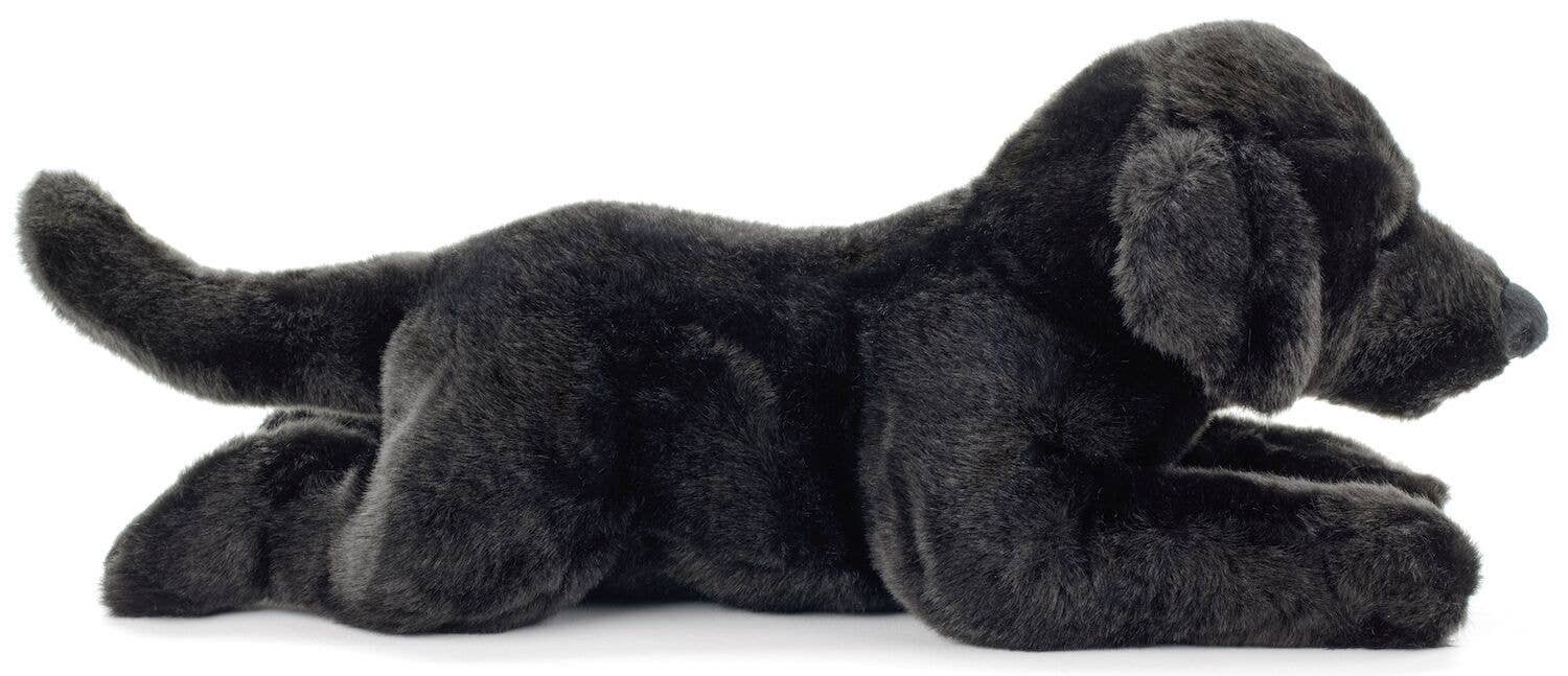 Uni Toys - Black Labrador Soft Plush Toy - Guzzgoggs