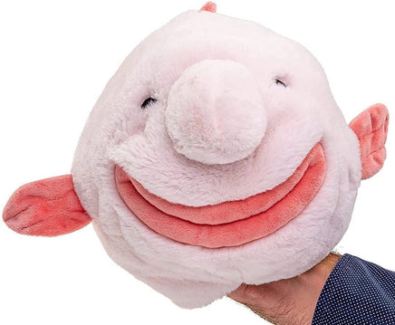 Uni Toys - Blobfish (29cm) - Flip/Reversible Soft Plush Toy - Guzzgoggs