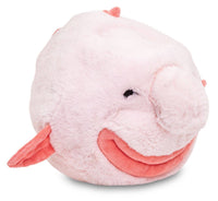 Uni Toys - Blobfish (29cm) - Flip/Reversible Soft Plush Toy - Guzzgoggs