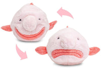 Uni Toys - Blobfish (29cm) - Flip/Reversible Soft Plush Toy - Guzzgoggs