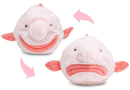 Uni Toys - Blobfish (29cm) - Flip/Reversible Soft Plush Toy - Guzzgoggs