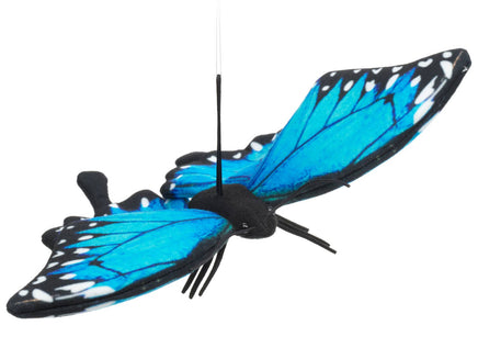 Uni Toys - Blue butterfly (with loop) - 26 cm (width) - Guzzgoggs