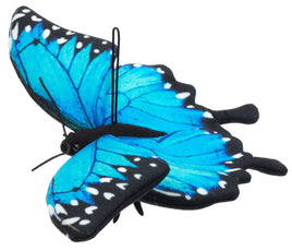 Uni Toys - Blue butterfly (with loop) - 26 cm (width) - Guzzgoggs