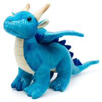 Uni Toys - Blue Dragon - 26 cm (length) - cuddly/plush toy - Guzzgoggs