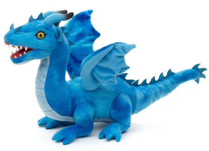Uni Toys - Blue Dragon - 40 cm (length) - Soft Plush Toy - Guzzgoggs