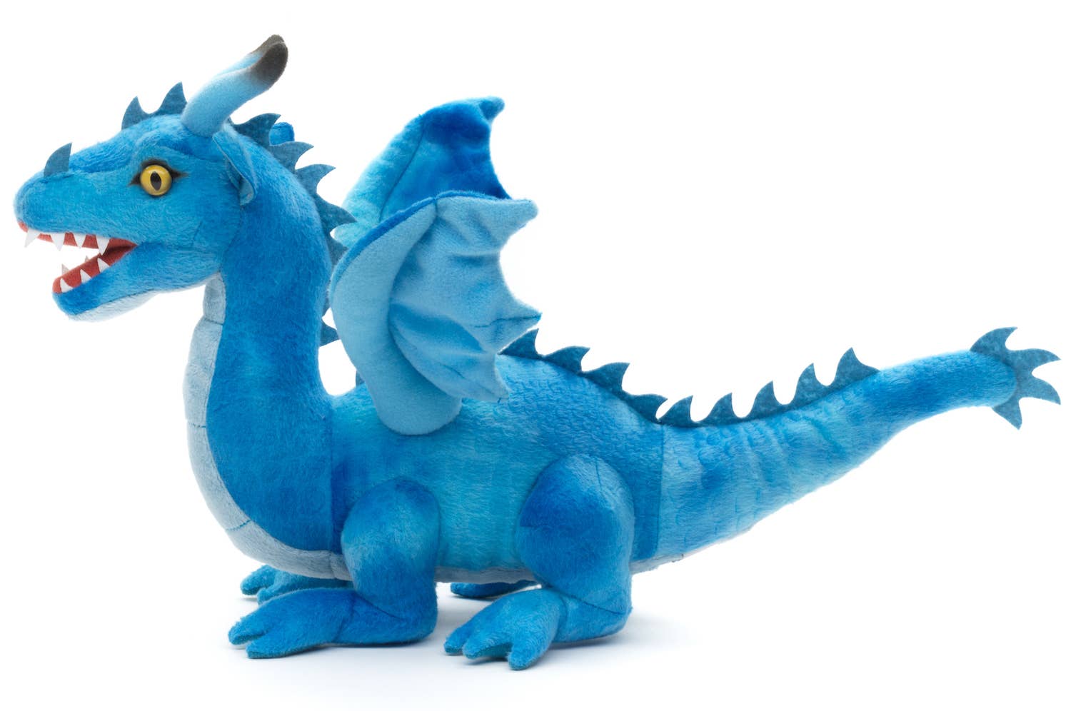 Uni Toys - Blue Dragon - 40 cm (length) - Soft Plush Toy - Guzzgoggs