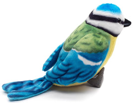 Uni Toys - Blue Tit Bird - 10cm Plush - Guzzgoggs