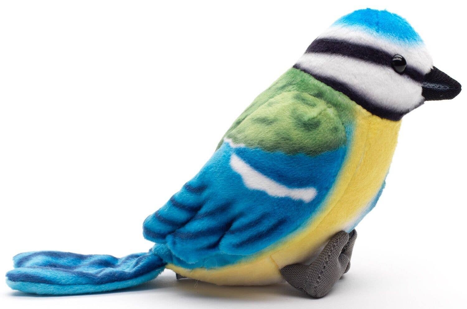 Uni Toys - Blue Tit Bird - 10cm Plush - Guzzgoggs