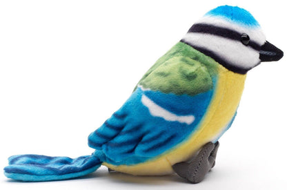 Uni Toys - Blue Tit Bird - 10cm Plush - Guzzgoggs