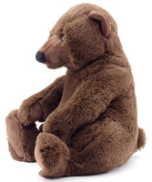 Uni Toys - Brown bear “Maxi” - super soft - cuddly/plush toy - Guzzgoggs