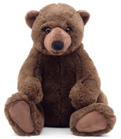 Uni Toys - Brown bear “Maxi” - super soft - cuddly/plush toy - Guzzgoggs
