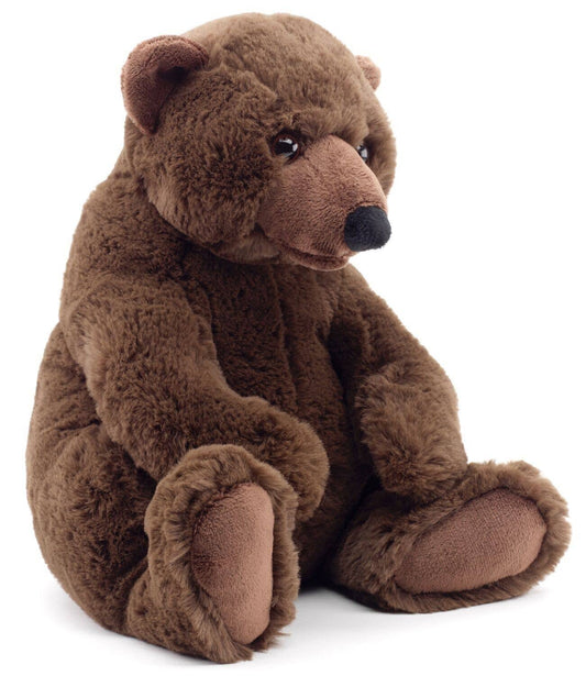 Uni Toys - Brown bear “Maxi” - super soft - cuddly/plush toy - Guzzgoggs