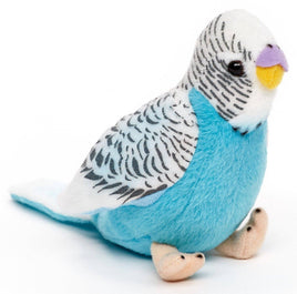 Uni Toys - Budgie (Blue) 15cm Plush - Guzzgoggs