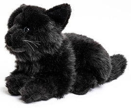 Uni Toys - Cat Lying Down (Black) - 20cm Plush - Guzzgoggs