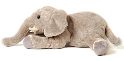 Uni Toys - Elephant lying down - 27 cm (length) - cuddly/plush toy - Guzzgoggs
