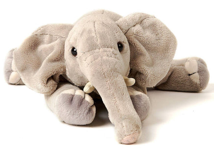 Uni Toys - Elephant lying down - 27 cm (length) - cuddly/plush toy - Guzzgoggs