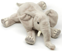 Uni Toys - Elephant lying down - 27 cm (length) - cuddly/plush toy - Guzzgoggs