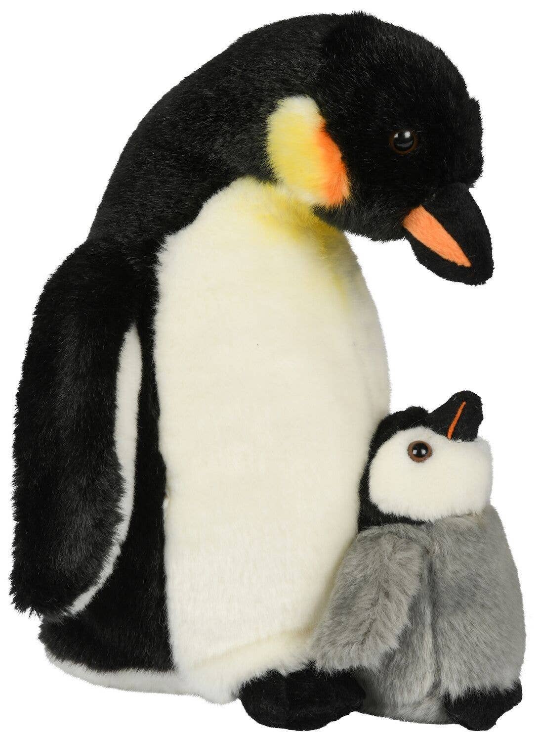 Uni Toys - Emperor Penguin with Baby - 26 cm (height) Soft Plush Toy - Guzzgoggs