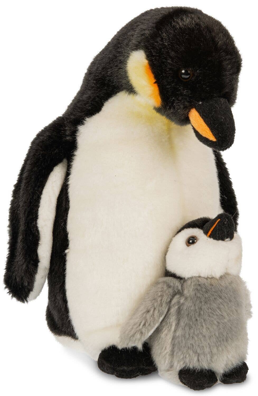 Uni Toys - Emperor Penguin with Baby - 26 cm (height) Soft Plush Toy - Guzzgoggs