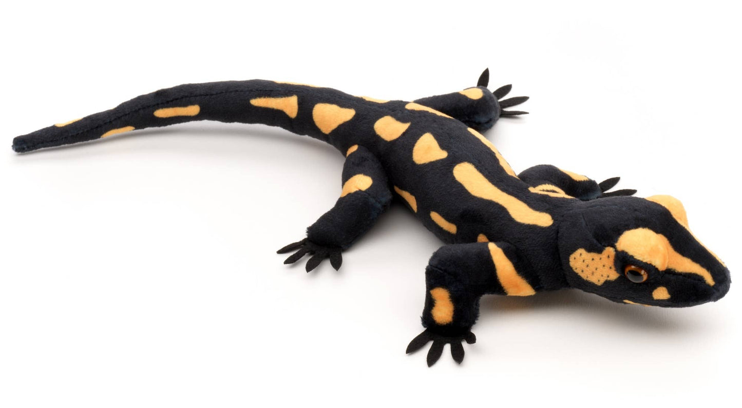 Uni Toys - Fire salamander - 34 cm (length) - Cuddle/Plush toy - Guzzgoggs