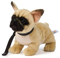 Uni Toys - French Bulldog (Beige) with Leash - Guzzgoggs