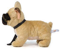Uni Toys - French Bulldog (Beige) with Leash - Guzzgoggs
