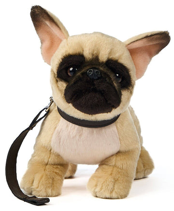 Uni Toys - French Bulldog (Beige) with Leash - Guzzgoggs