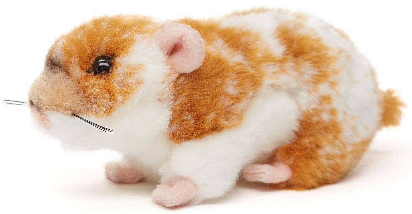 Uni Toys - Golden Hamster (golden brown) - 18 cm (length) Soft Plush Toy - Guzzgoggs